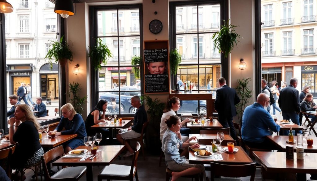 Foreign-owned café in Porto serving international cuisine - small business ideas in Portugal for foreigners