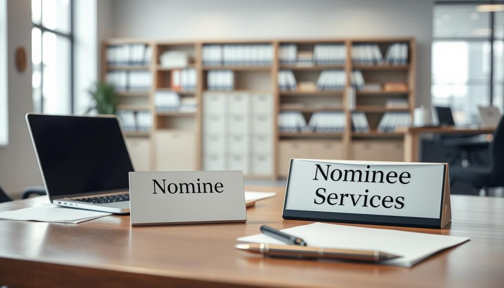 Nominee services for business compliance