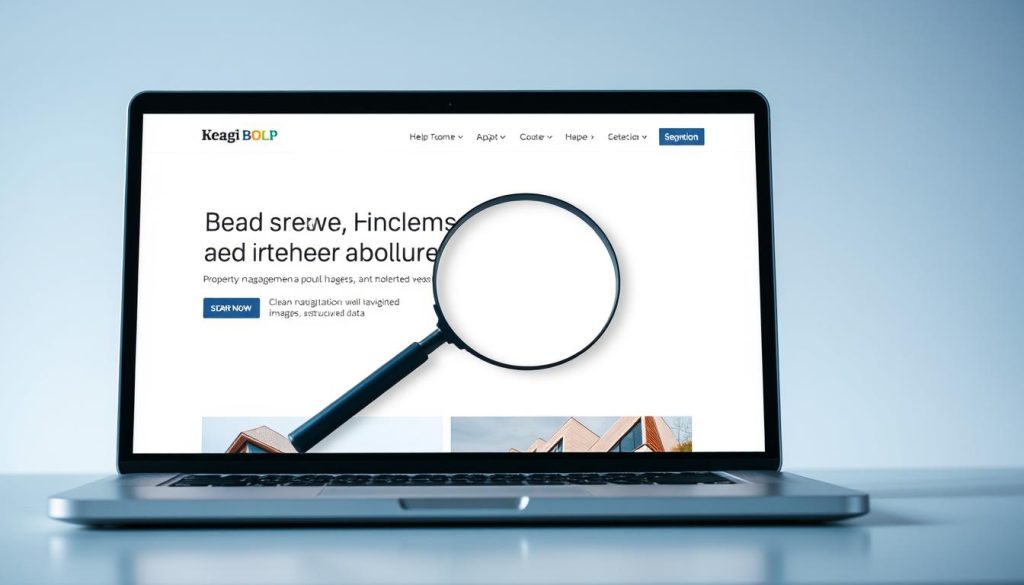 SEO services for online presence in property management