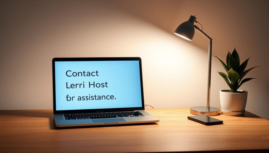 contact LerriHost for assistance